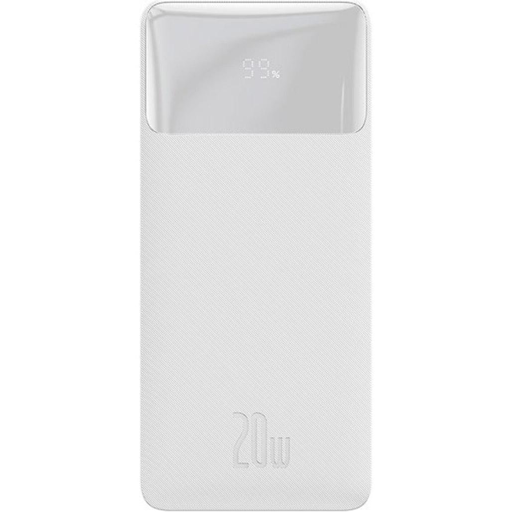 Внешний аккумулятор Baseus Bipow Overseas 20W 20000 mAh White (PPBD050302/PPDML-M02)