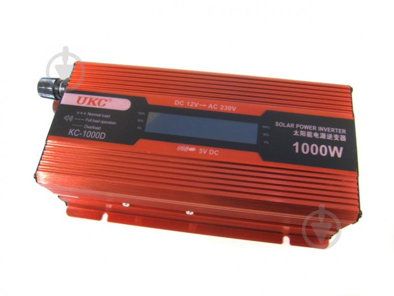 ПеретворювачUKC 12V-220V 1000W LCD KC-1000D (005070)