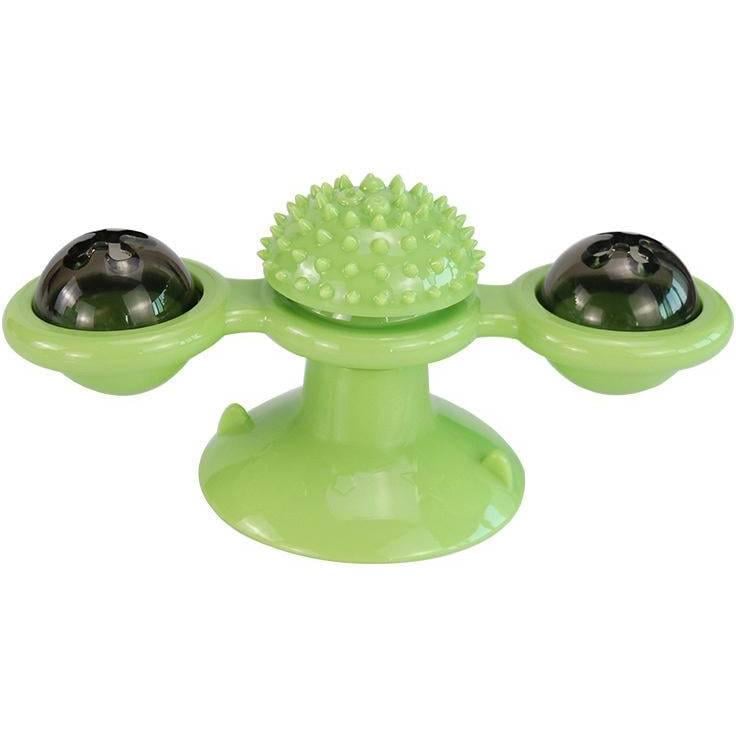 Інтерактивна іграшка для кота AnimAll CrazZzy Cat 9888 на присосці М'ятна (2000981198152)