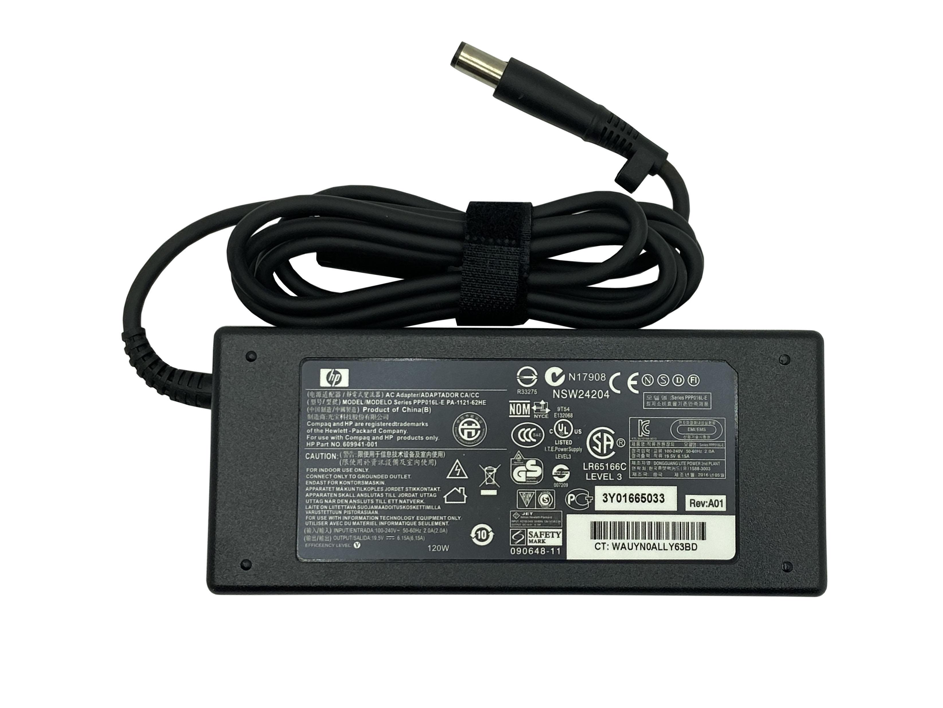 Блок питания для ноутбука HP 120W 19,5V 6,15A 7,4x5,0 мм 709984-001 (093242)