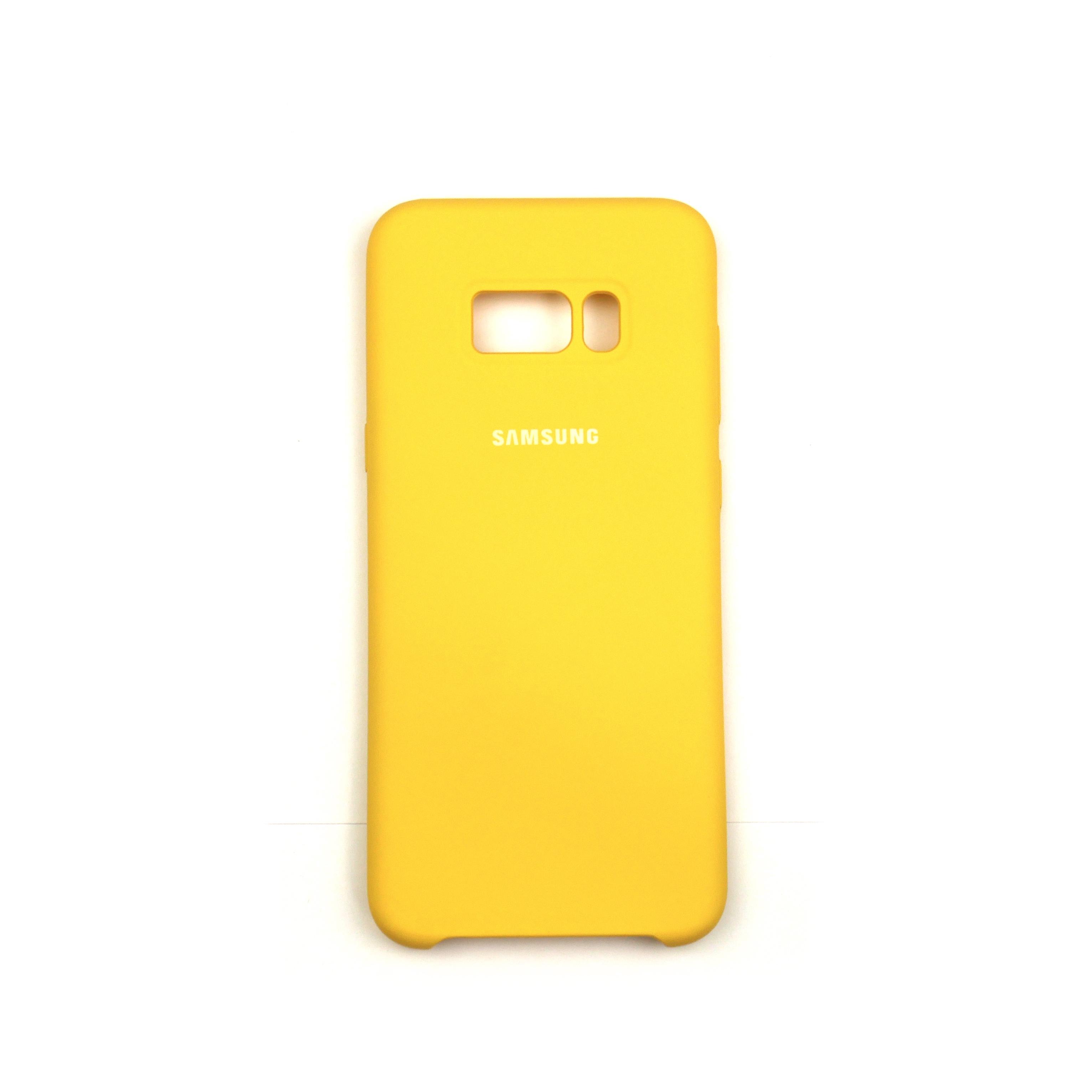 Чехол Jelly Silicone Case Samsung S8 Plus Yellow (4)