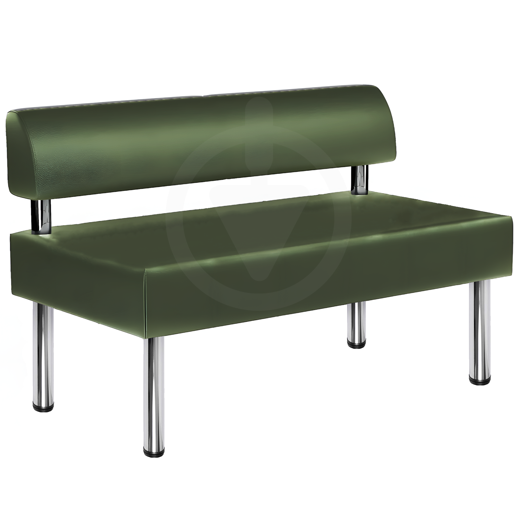 Диван офисный AVVS tech для ожидания/приемной 150 см Темно-оливковый (noga25-75x150-dol) Диван офисный AVVS tech для ожидания/приемной 150 см Темно-оливковый (noga25-75x150-dol)