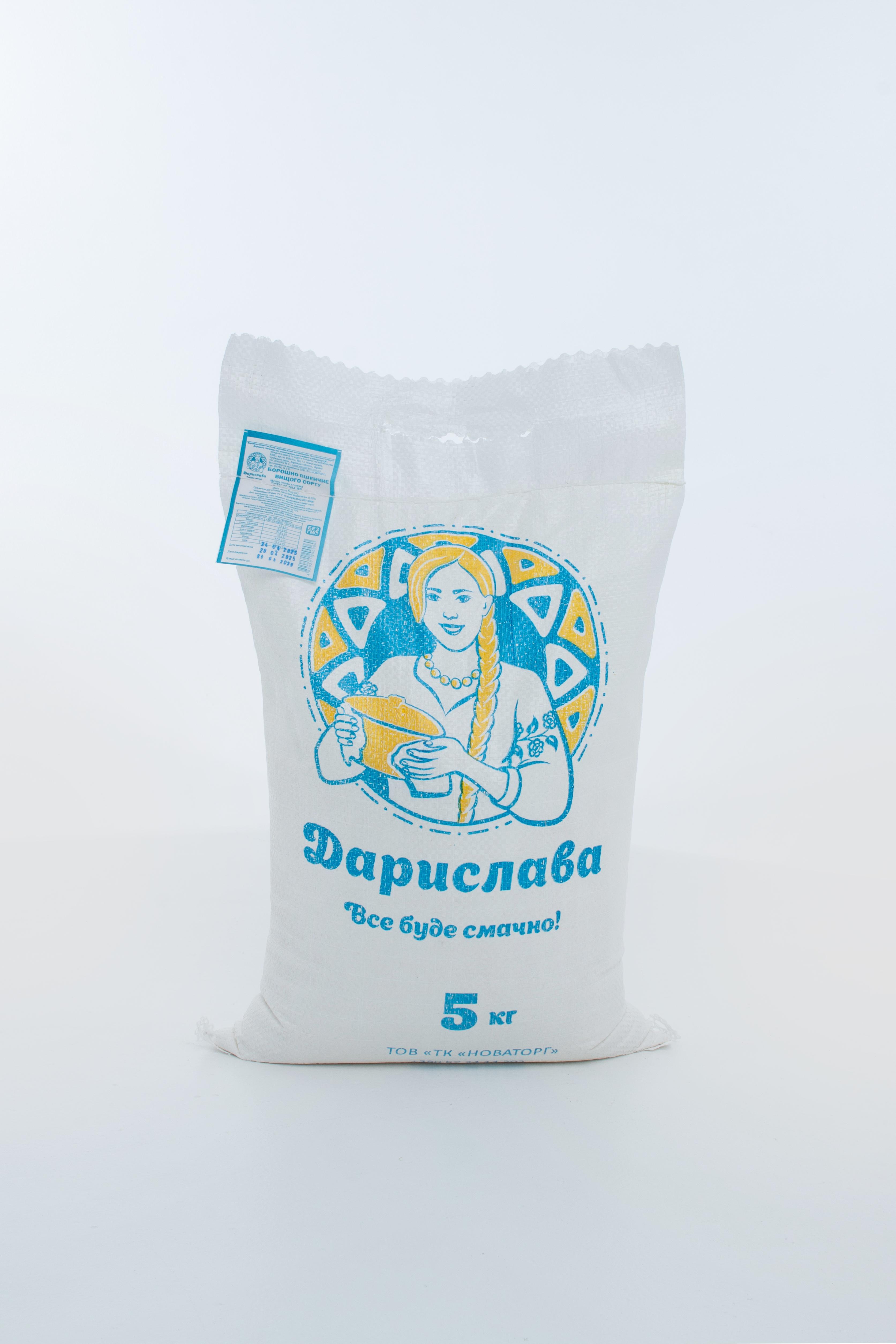 Мука пшеничная Дарислава высший сорт 5 кг