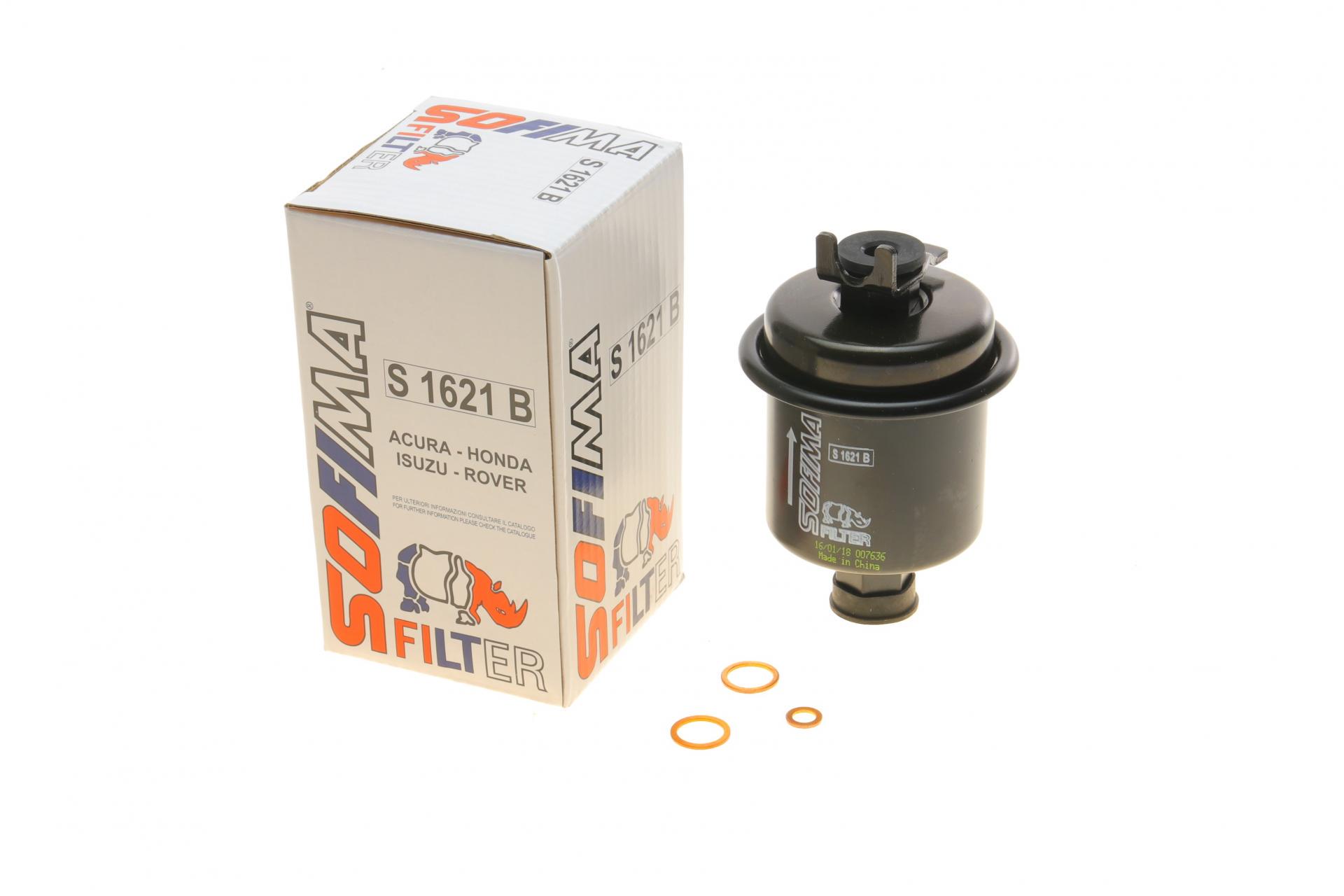 Фільтр паливний SOFIMA для Honda Accord/Civic 1,4-1,8 91-01- (S 1621 B)