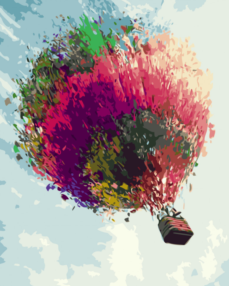 Картина по номерам Brushme Воздушный шар (GX3355) Картина по номерам Brushme Воздушный шар (GX3355)