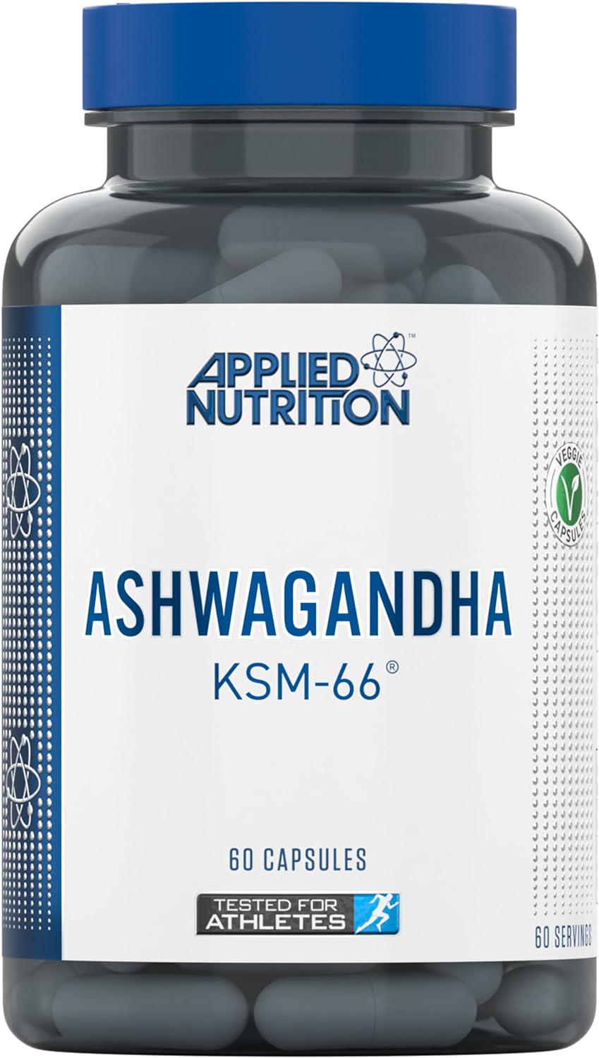 Ашваганда і астрагін Applied Nutrition Ashwagandha KSM 66 Astragin 60 капс.