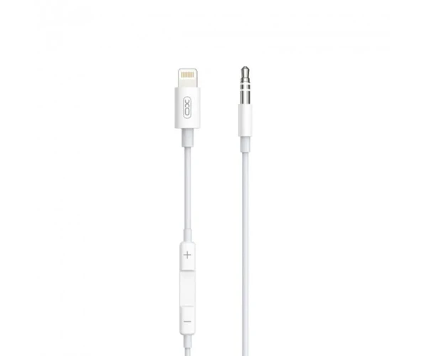 Кабель XO NB-R192A Jack 3,5 мм to Lightning 1 м White Кабель XO NB-R192A Jack 3,5 мм to Lightning 1 м White