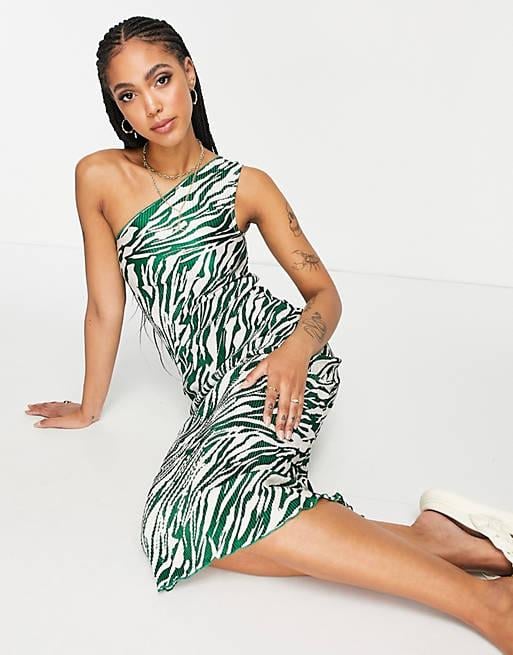 Платье Asos 117359551 р. 36 Зеленый