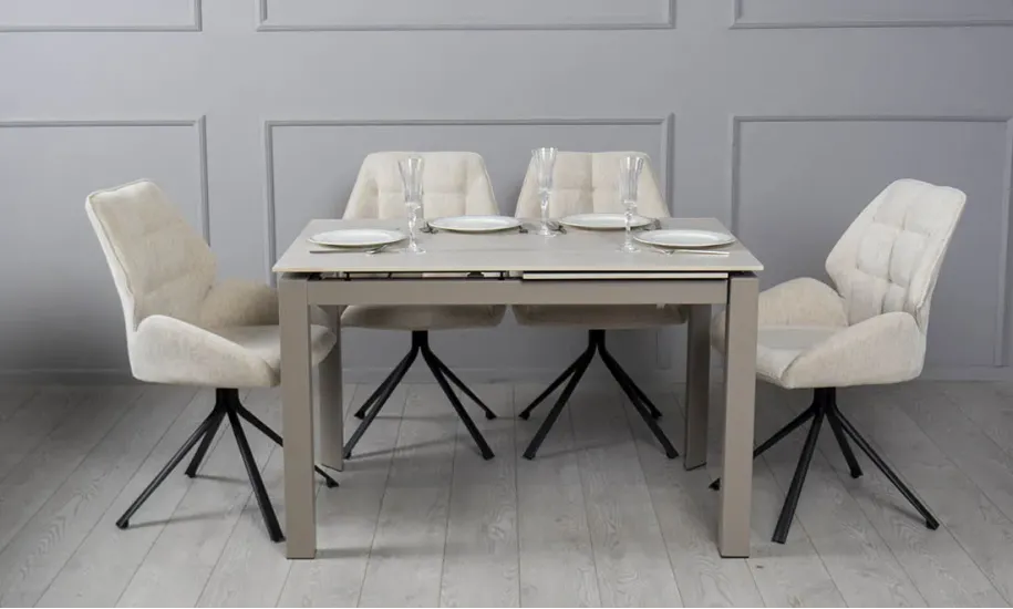 Стол раскладной Ларс 1200/1700x800x750 мм Бежевый - фото 7