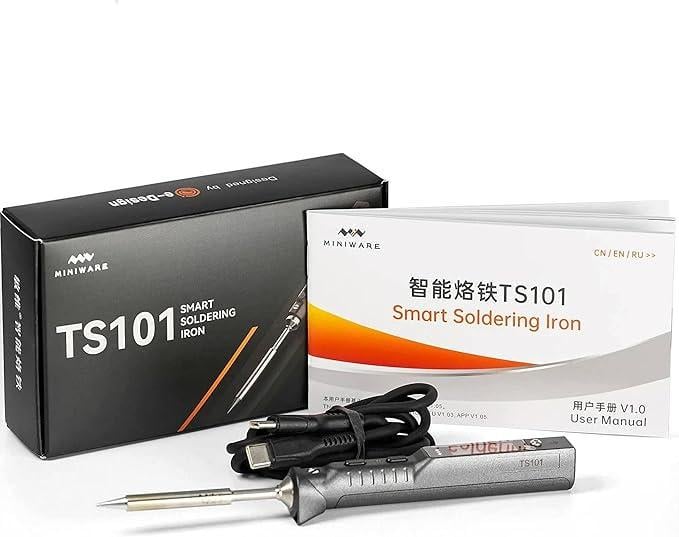 Минипаяльник цифровой Miniware TS101 65 Вт 100-400 °C USB-C OLED-дисплей (TS-C4)
