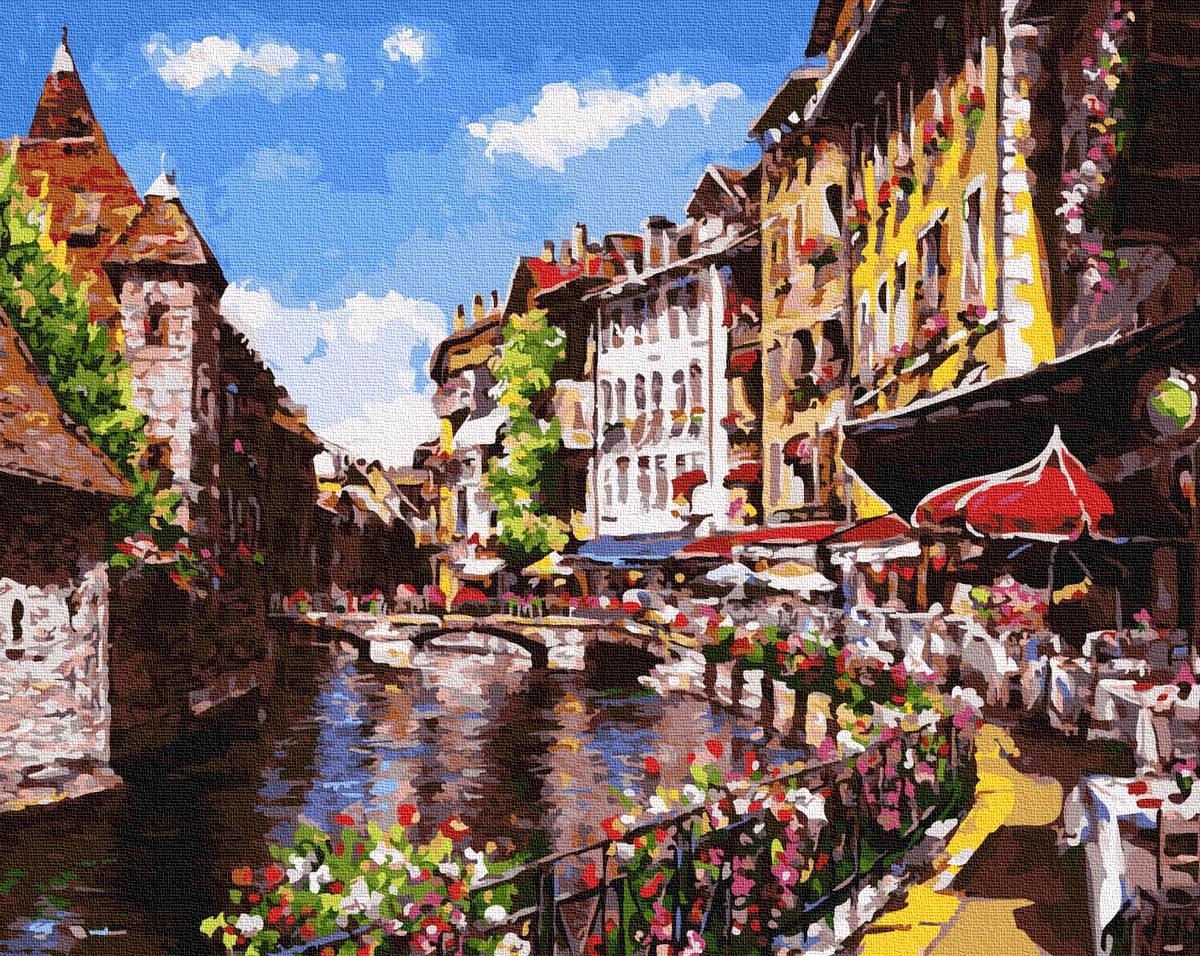 Картина по номерам Brushme Летний ресторан 40x50 см (BK-GX3702)