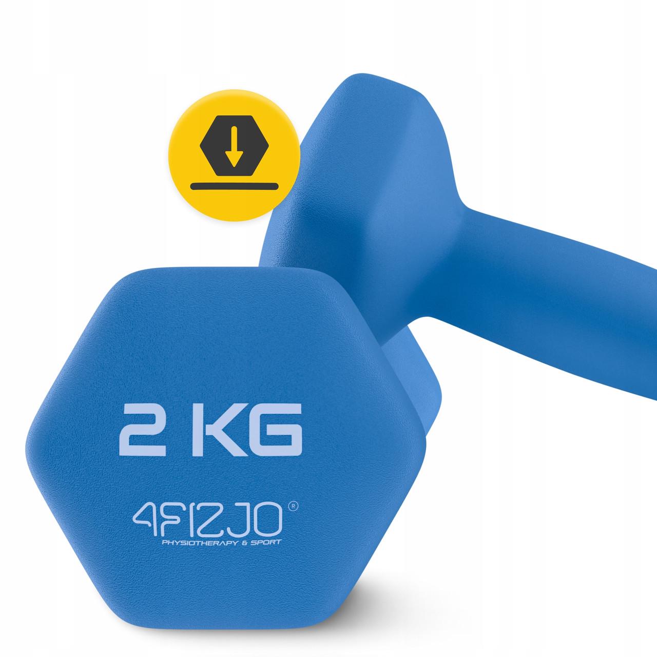 Гантели виниловые 4fizjo Classic 2 кг 2 шт. (P-5907739311979) - фото 4 Гантели виниловые 4fizjo Classic 2 кг 2 шт. (P-5907739311979) - фото 4