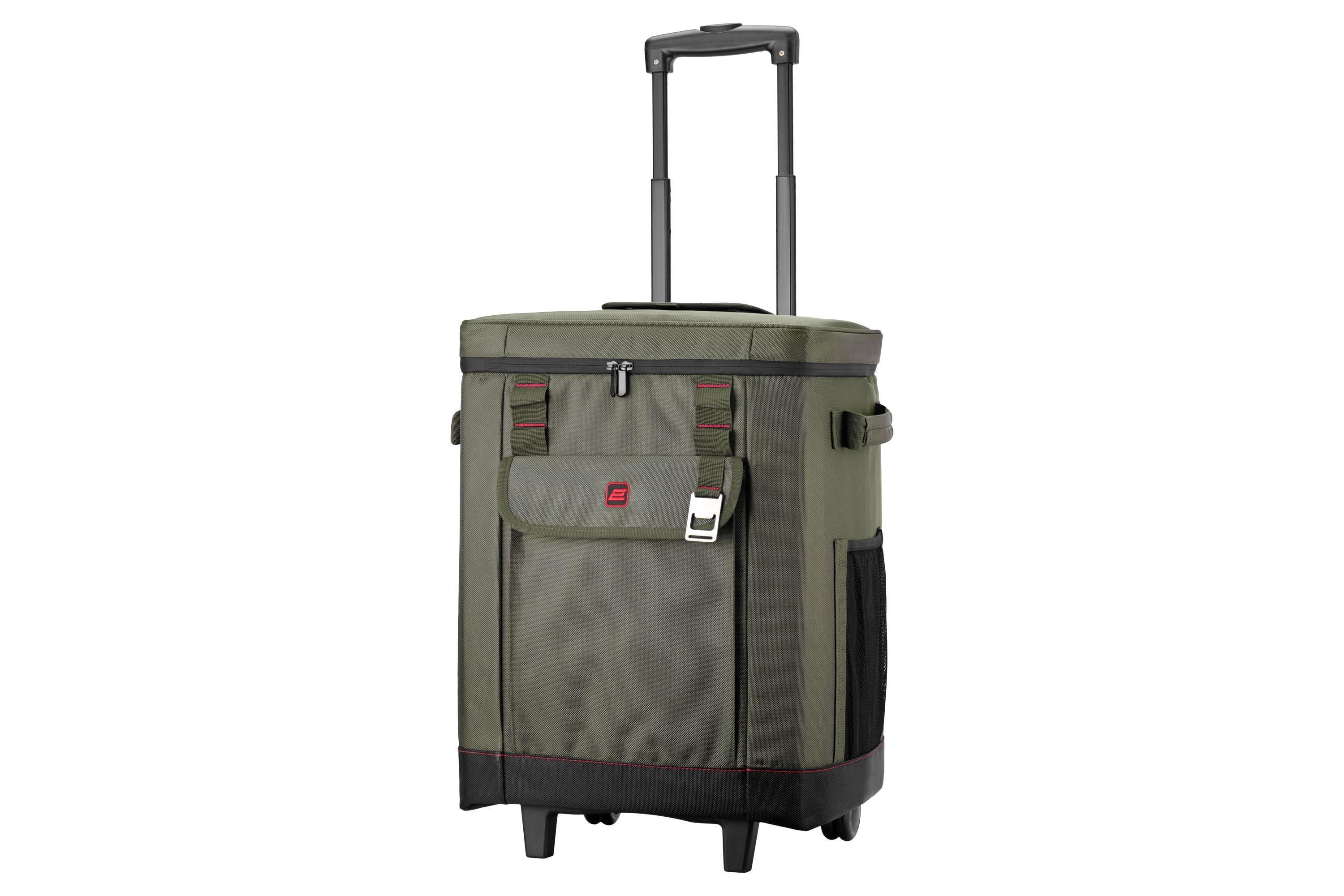 Термосумка 2E Picnic 50 л на колесах Оливковый (25657)