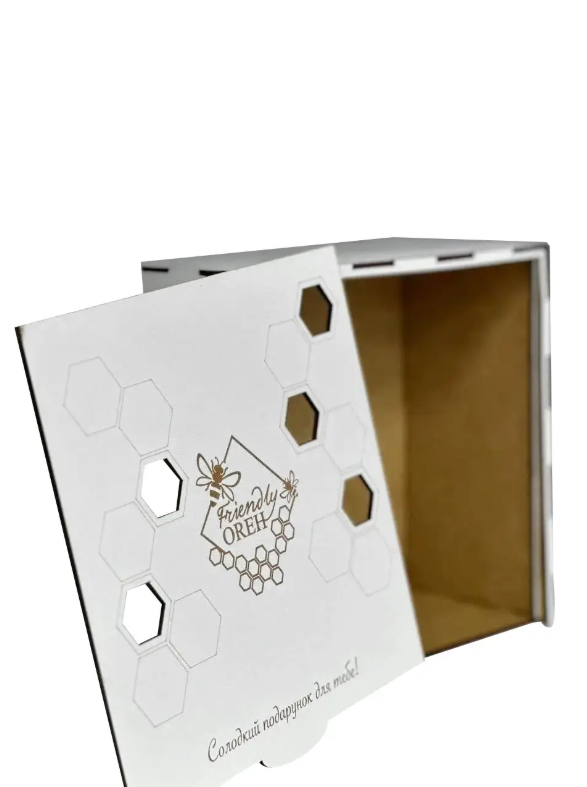 Коробка подарочная для подарочных наборов деревянная фирменная