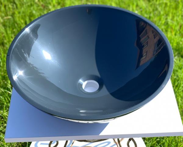 Умывальник Snail Камелия 425х425 мм Антрацит (147А600) - фото 3 Умывальник Snail Камелия 425х425 мм Антрацит (147А600) - фото 3