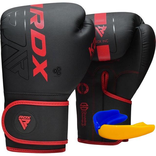 Боксерские перчатки RDX F6 Kara 10 унций капа в комплекте Matte Red (3019802810) Боксерские перчатки RDX F6 Kara 10 унций капа в комплекте Matte Red (3019802810)