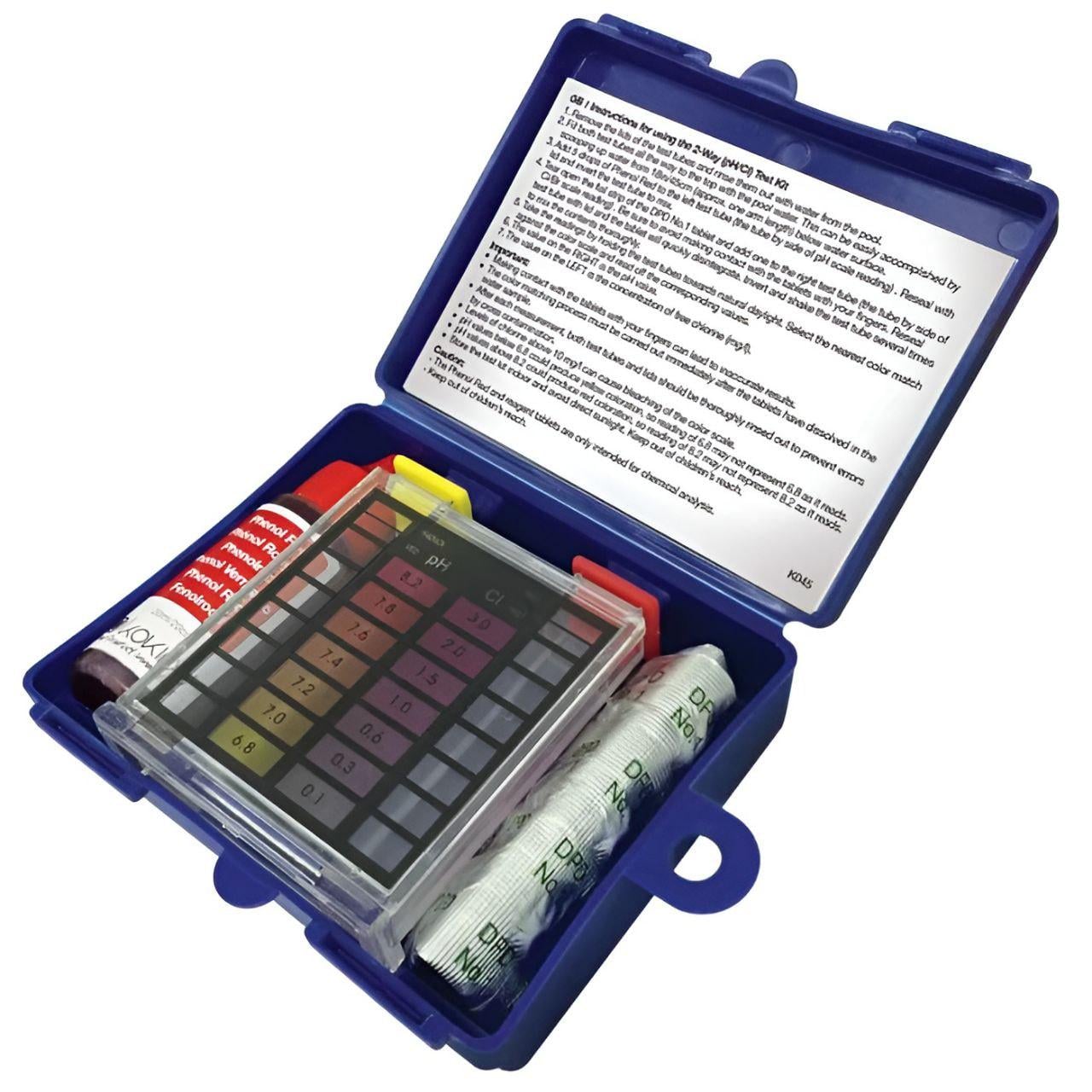 Тестер Kokido K045CBX24 A28854 двухкомпонентный для измерения pH и свободного хлора (34691093)