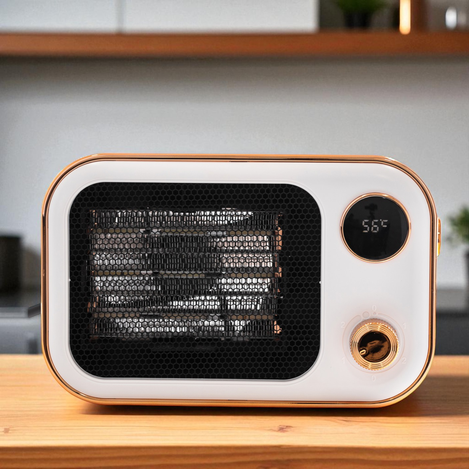 Тепловентилятор керамічний для дому електричний 1200 Вт Білий (HPAQL039W) - фото 9