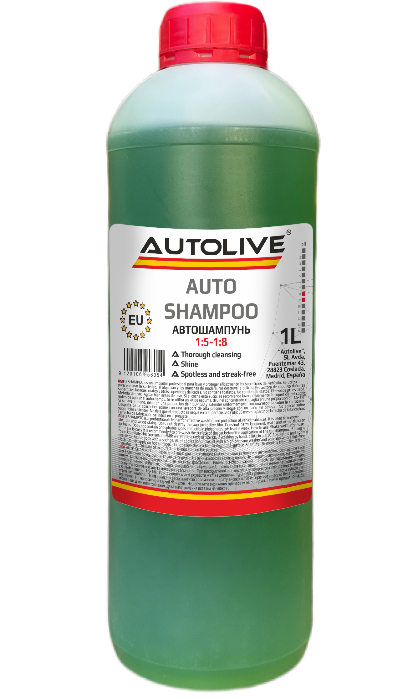 Автошампунь Autolive Concentrate 1 л (036/224)