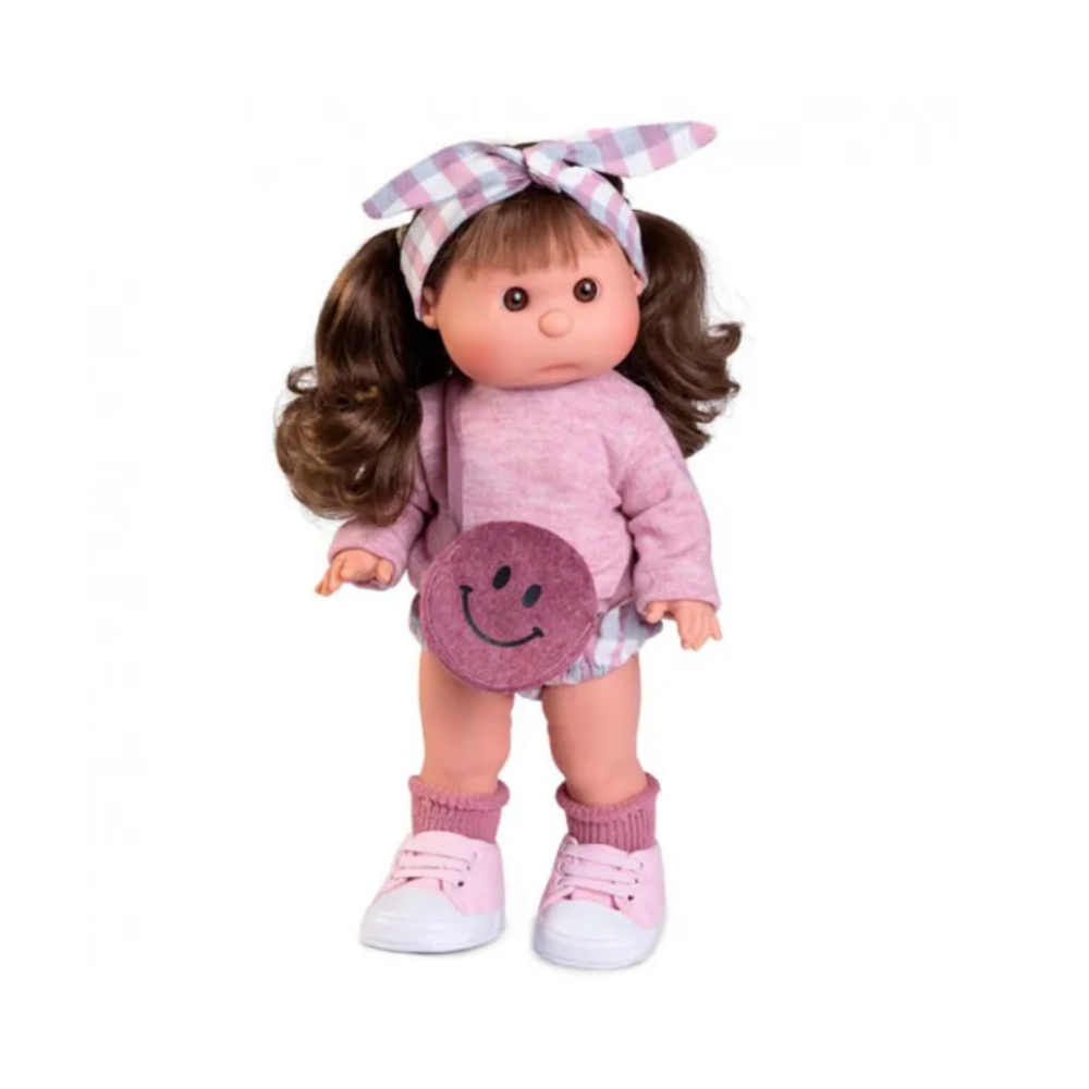 Кукла с волосами брюнетка Antonio Juan с сумочкой Iris 38 см (2071)