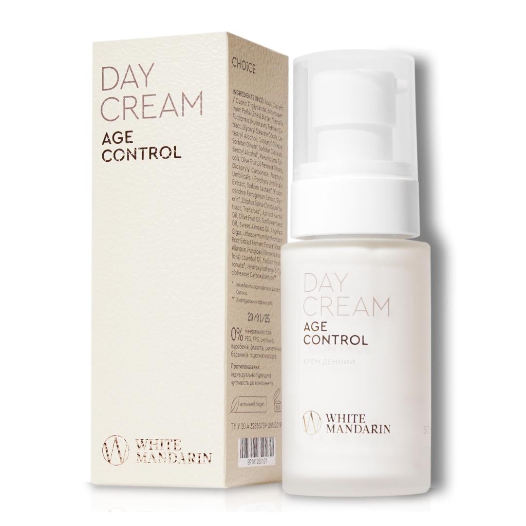 Крем дневной для лица омоложение кожи/предотвращает появление морщин Day Cream AGE CONTROL White Mandarin 50 мл (99101260101)