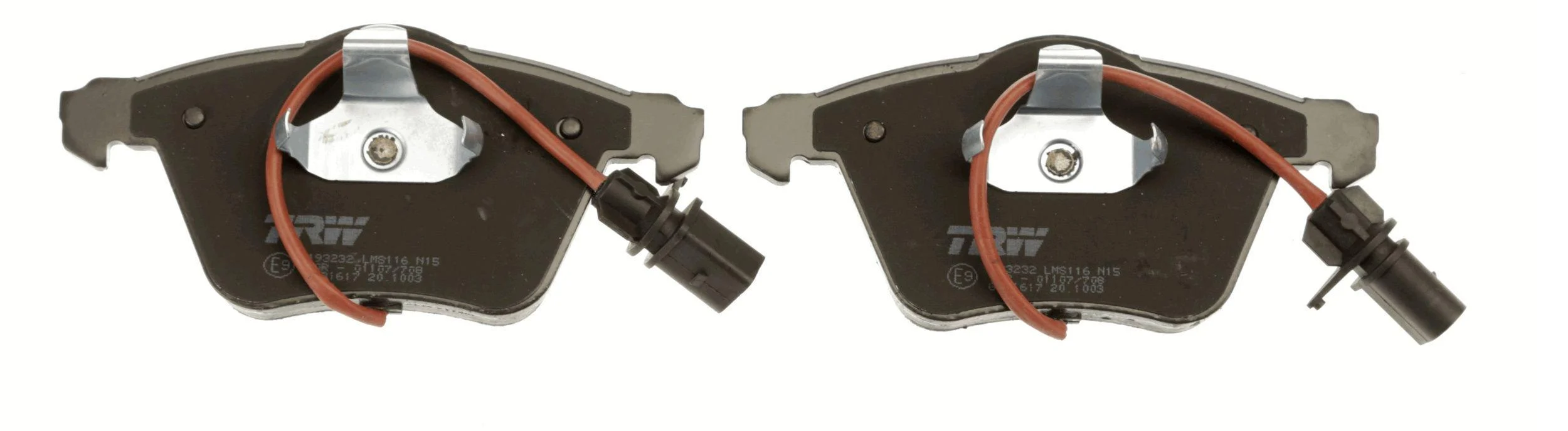 Комплект тормозных накладок для дисковых тормозов TRW GDB1617