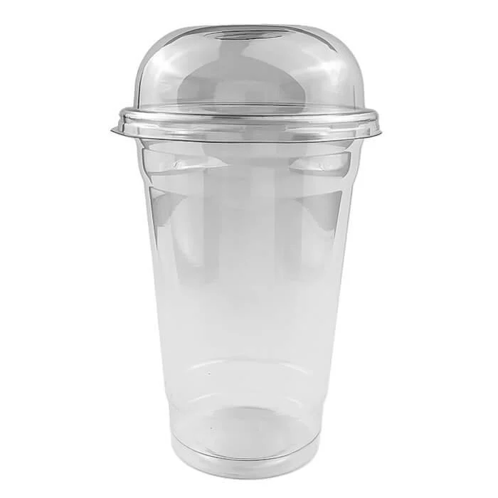Стакан с купольной крышкой с отверстием 500 мл. 1000 шт. (3575) Стакан с купольной крышкой с отверстием 500 мл. 1000 шт. (3575)