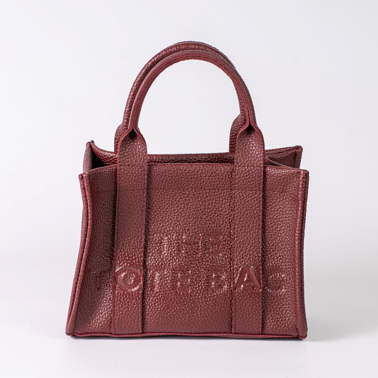 Сумка жіноча тоут XENIA № 40-24 з еко-шкіри Бордовий - фото 1 Сумка жіноча тоут XENIA № 40-24 з еко-шкіри Бордовий - фото 1