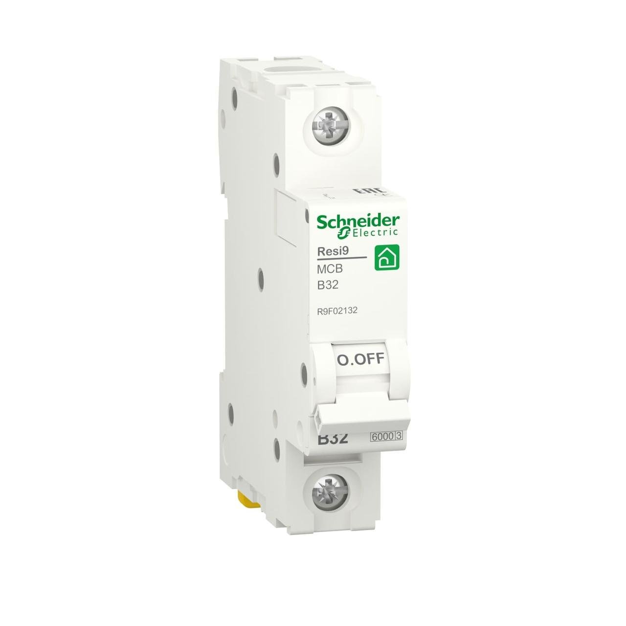Автоматический выключатель Schneider Electric 32А 6 kA 1 полюс тип B R9F02132 Resi9 (42694) Автоматический выключатель Schneider Electric 32А 6 kA 1 полюс тип B R9F02132 Resi9 (42694)