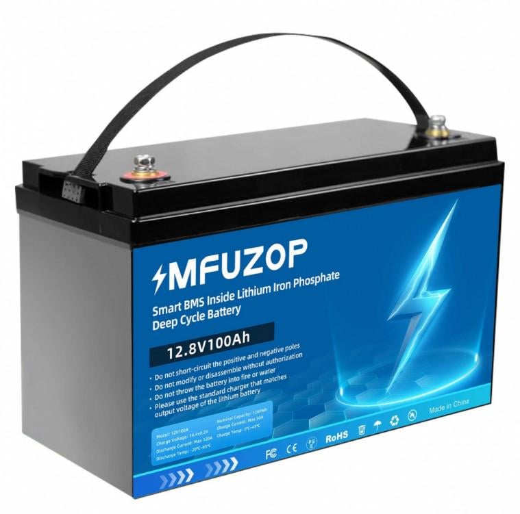 Аккумулятор MFUZOP LiFe PO4 литий-железо-фосфат 12 V 100 Ah (2104618904)