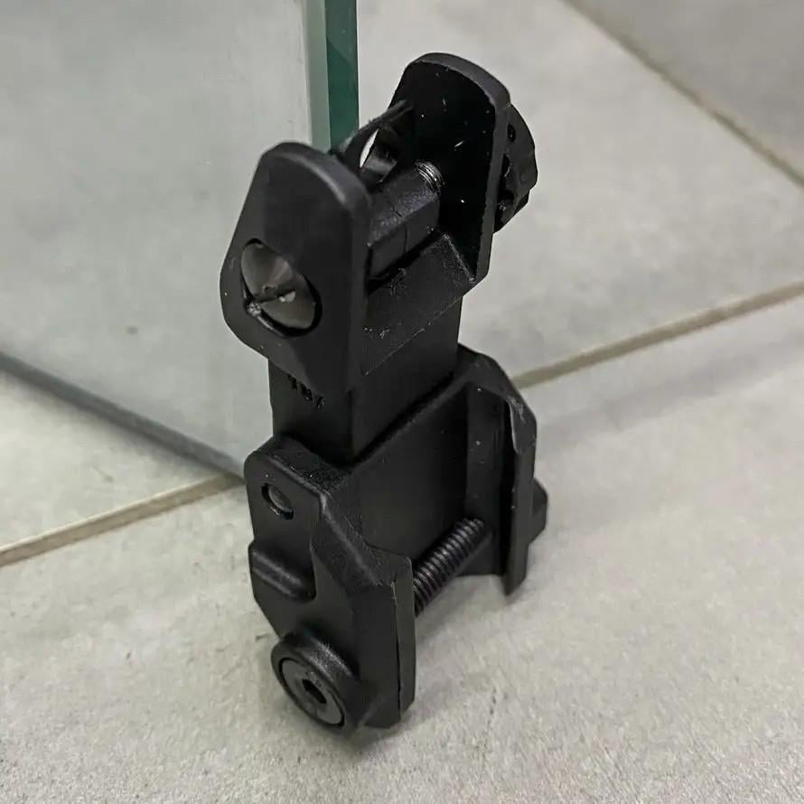 Мушка и целик DLG Tactical DLG-167 на Picatinny высокие откидные Черный (241855) - фото 4 Мушка и целик DLG Tactical DLG-167 на Picatinny высокие откидные Черный (241855) - фото 4
