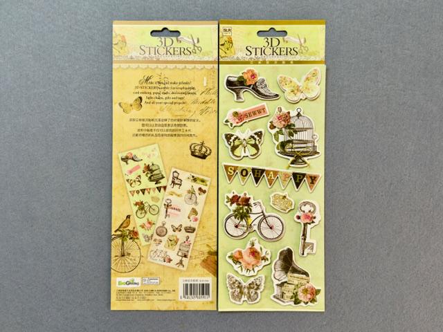 Набор 3D стикеров Прованс (22779)