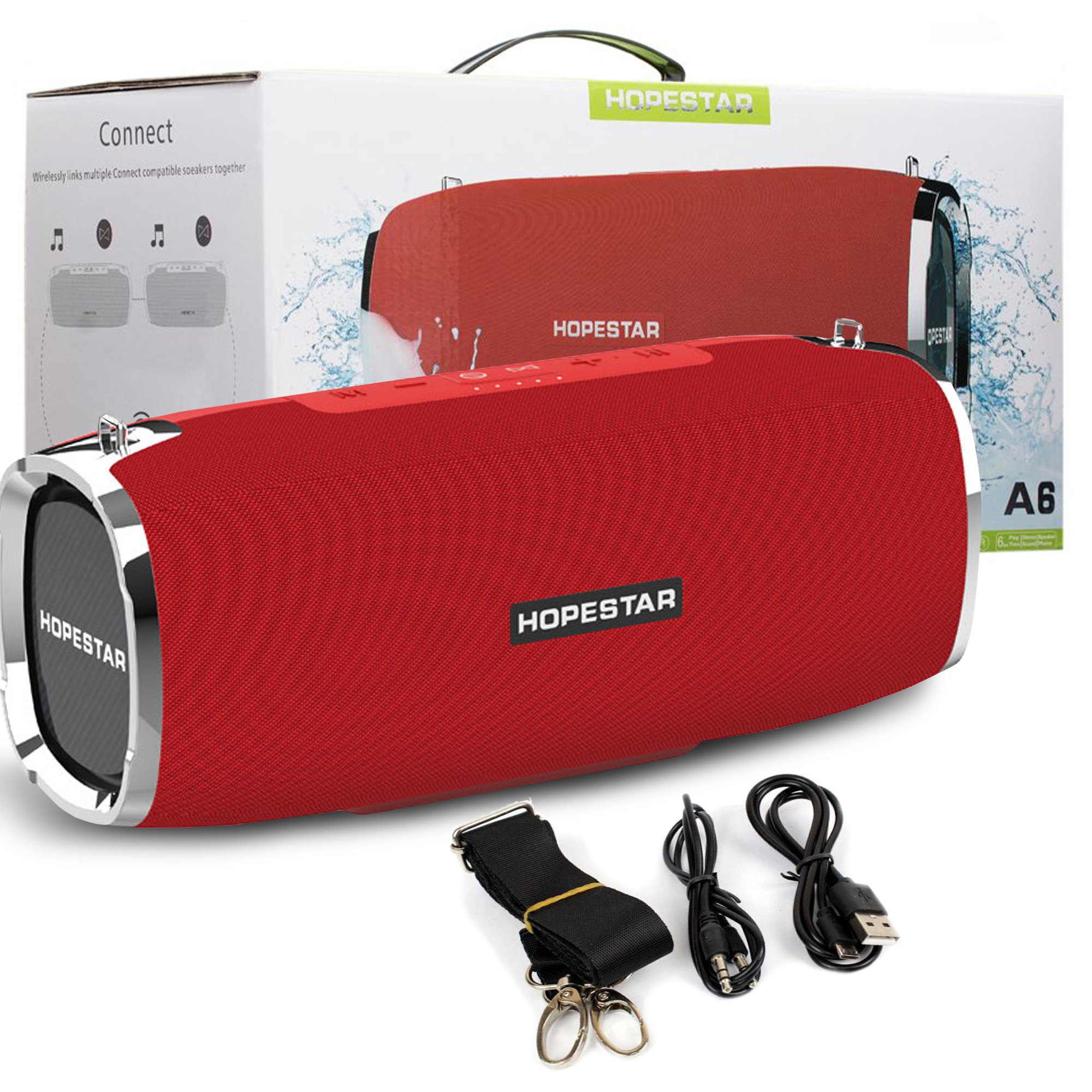 Акустична система Hopestar А6 Червоний - фото 1