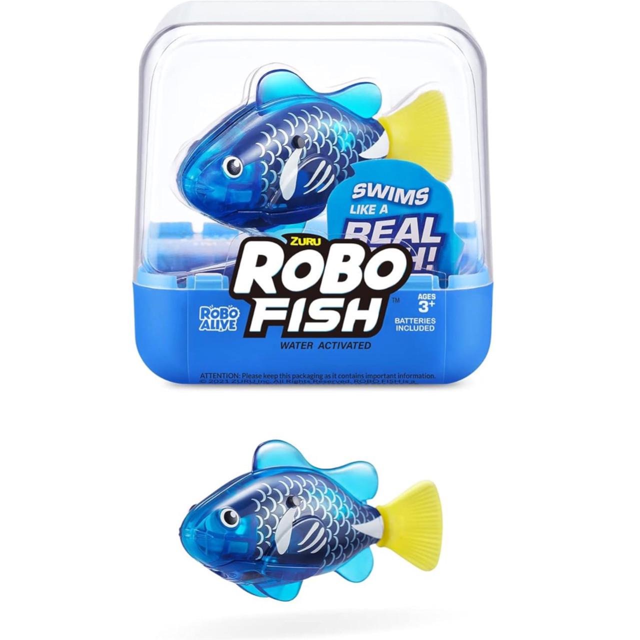 Интерактивная игрушка Robo Alive Роборыбка 7199B Синий Интерактивная игрушка Robo Alive Роборыбка 7199B Синий