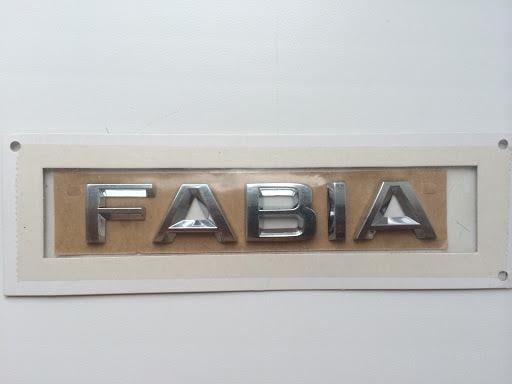 Эмблема-надпись Fabia скотч 135х22 мм (5J6853687A 2ZZ)