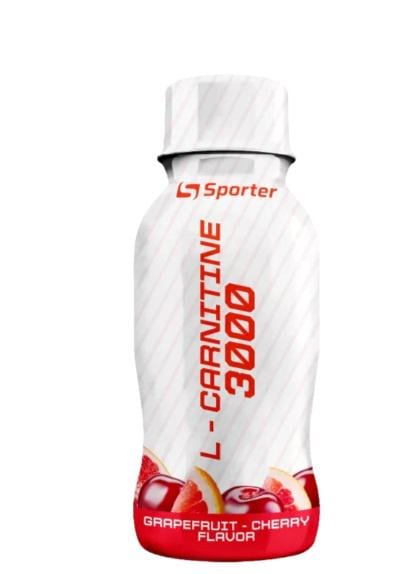 Жиросжигатель Карнитин L Sporter L-Carnitine Shot 3000 мг Вишня-грейпфрут 100 мл