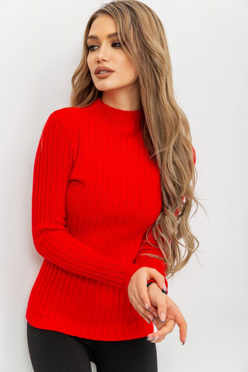 Гольф жіночий у рубчик Ager 221R8868-1 S/M Червоний (9624281)