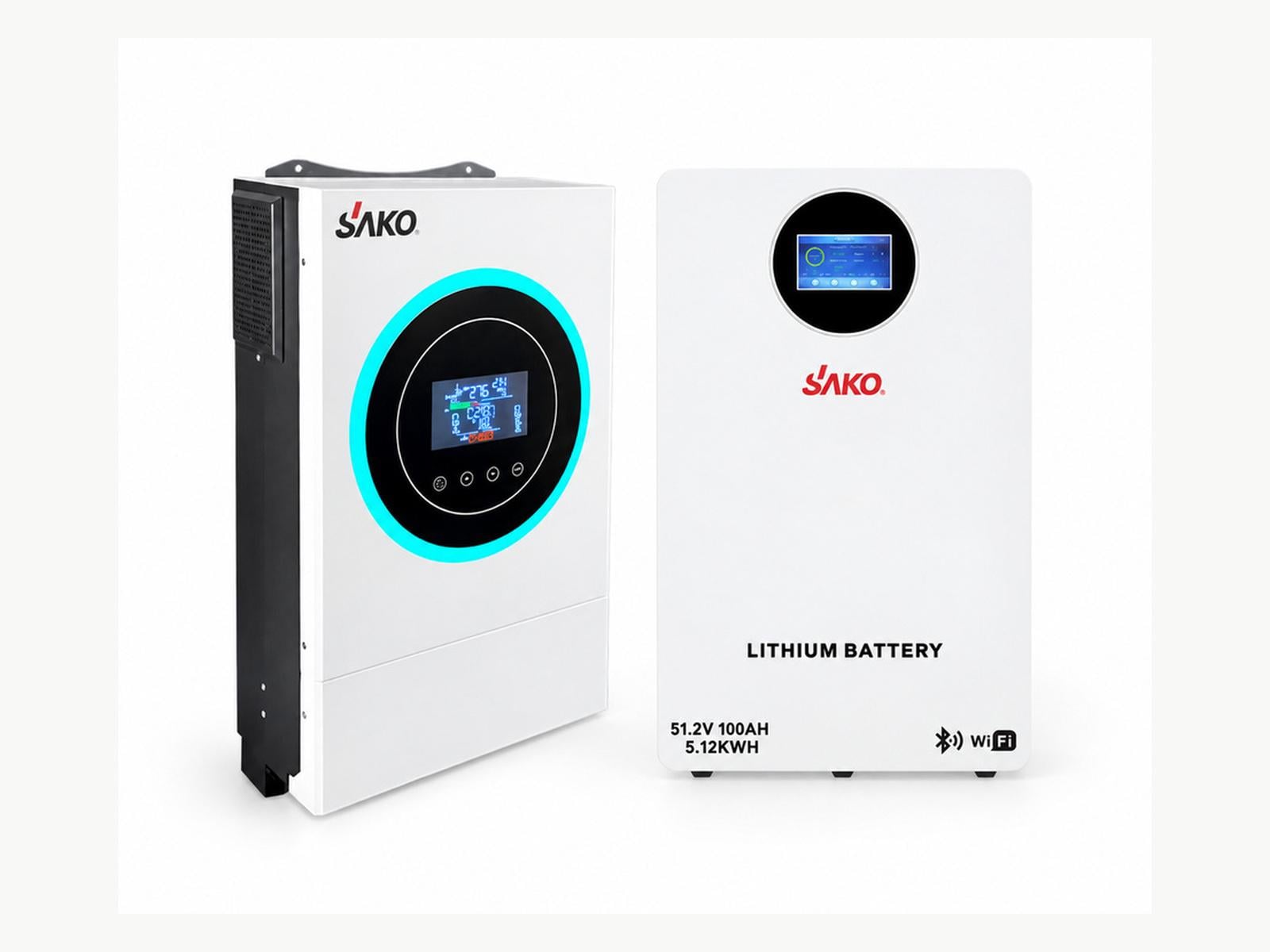 Комплект резервного питания SAKO 6,2kW/5,12kWh Инвертор 6,2 кВт и Аккумулятор 5,12 кВт·ч Комплект резервного питания SAKO 6,2kW/5,12kWh Инвертор 6,2 кВт и Аккумулятор 5,12 кВт·ч
