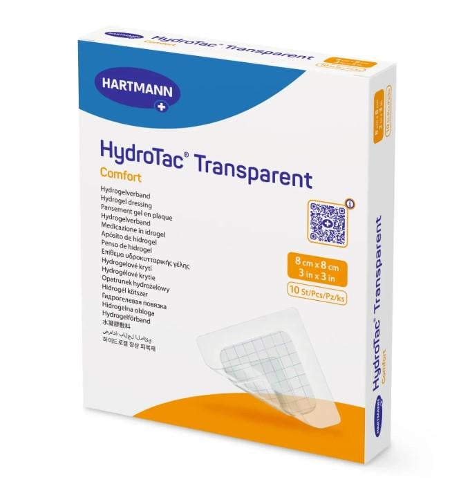 Повязка гидрогелевая HydroTac transparent Comfort 8x8 см 1 шт.