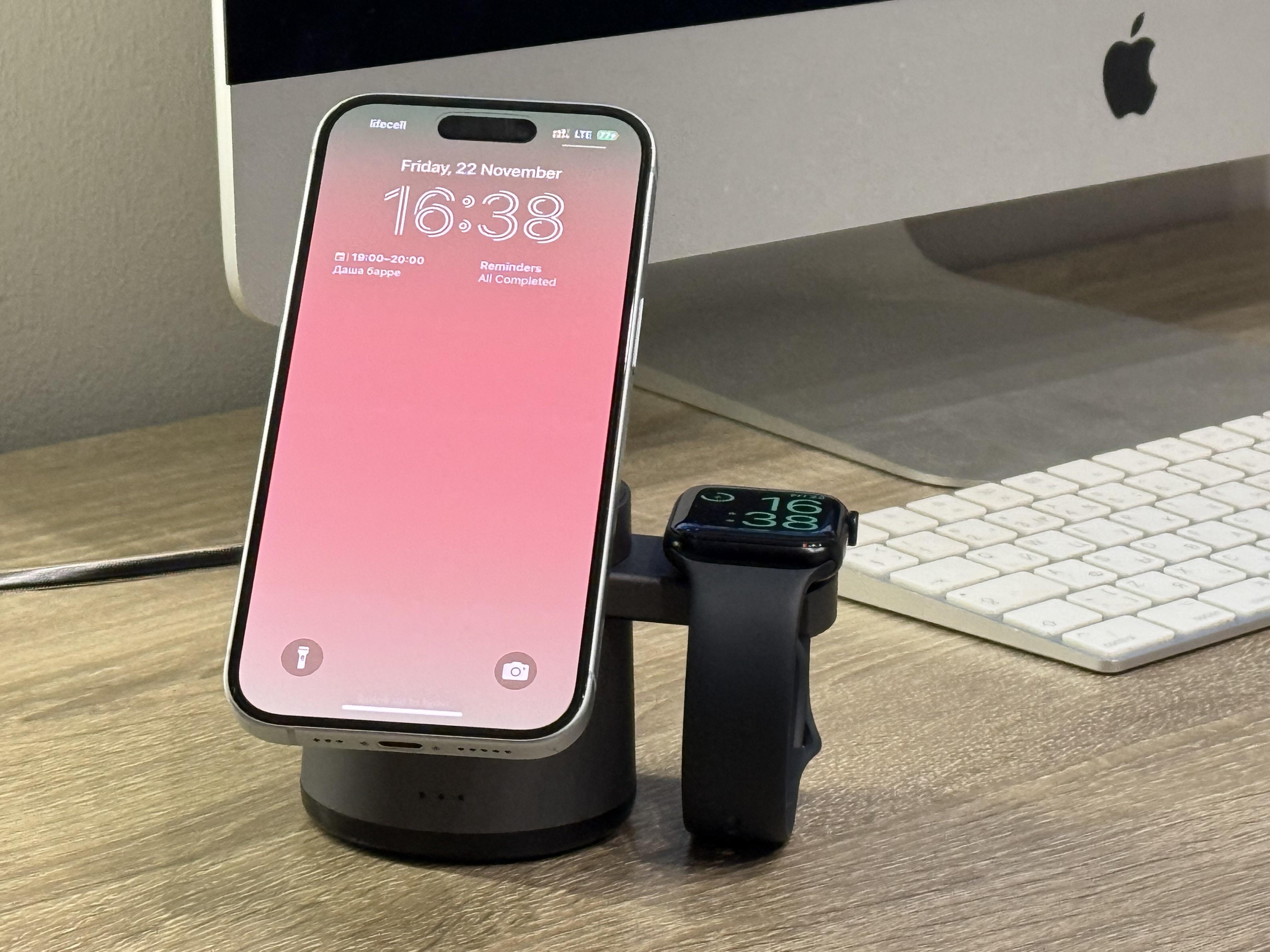 Зарядное устройство беспроводное QI2 для айфона/наушников/часов - фото 6 Зарядное устройство беспроводное QI2 для айфона/наушников/часов - фото 6