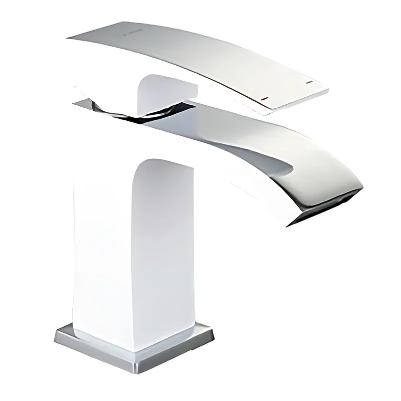 Змішувач для умивальника KOER KB-12007-04 Chrome/White (KR5151)