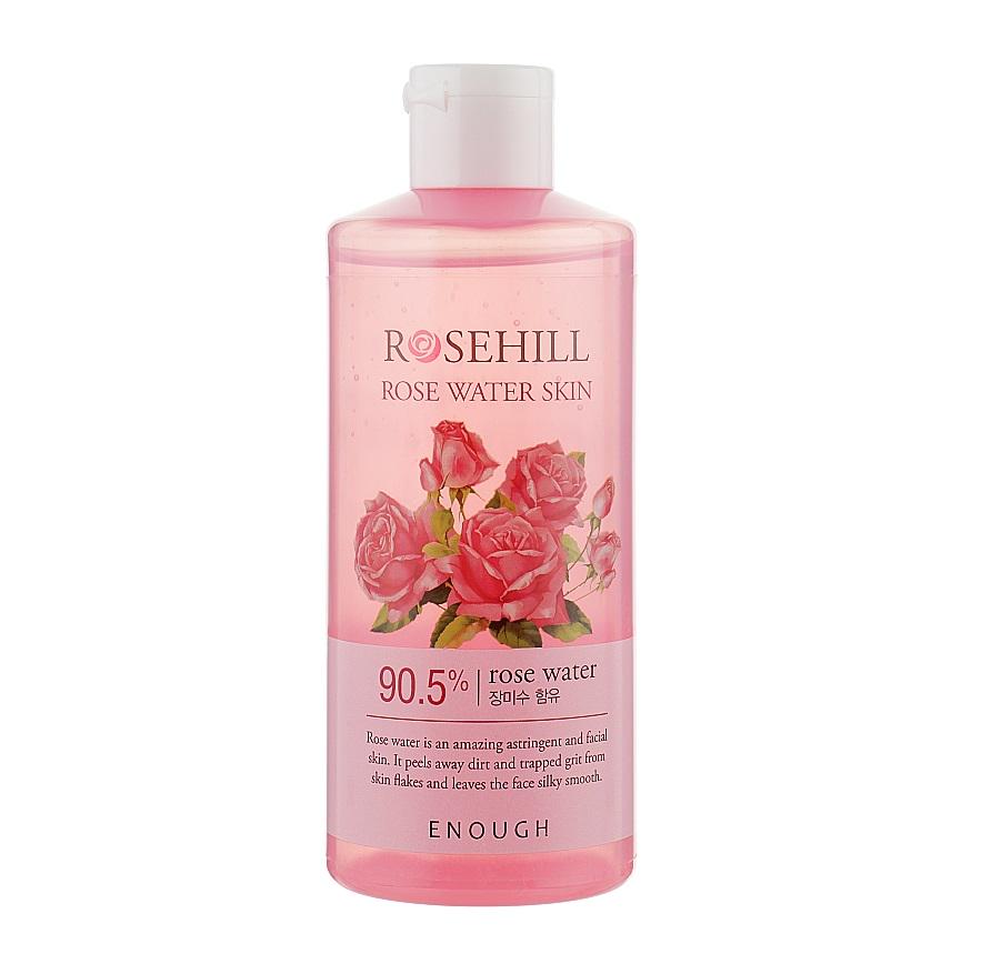 Тонер для лица Enough Rosehill-Rose Water Skin с гидролатом розы 300 мл (8809474490100)