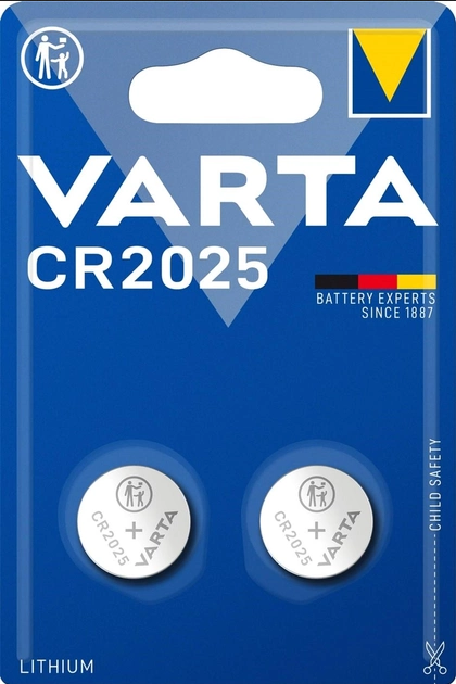 Батарейки Varta CR2025 Lithium 2 шт. (1674372057)