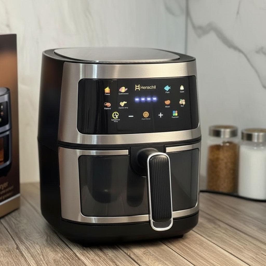 Аерогриль сенсорний Henschll без олії 8 л 3200 W - фото 9 Аерогриль сенсорний Henschll без олії 8 л 3200 W - фото 9