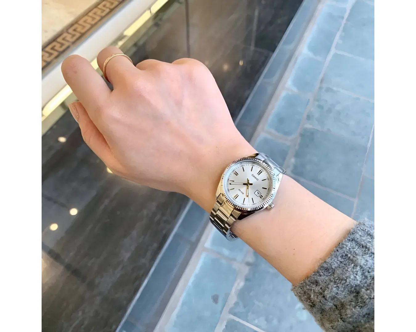 Наручний годинник жіночий Casio Casio LTP-1302D-7A2 d 30 мм Срібний/Білий - фото 2 Наручний годинник жіночий Casio Casio LTP-1302D-7A2 d 30 мм Срібний/Білий - фото 2