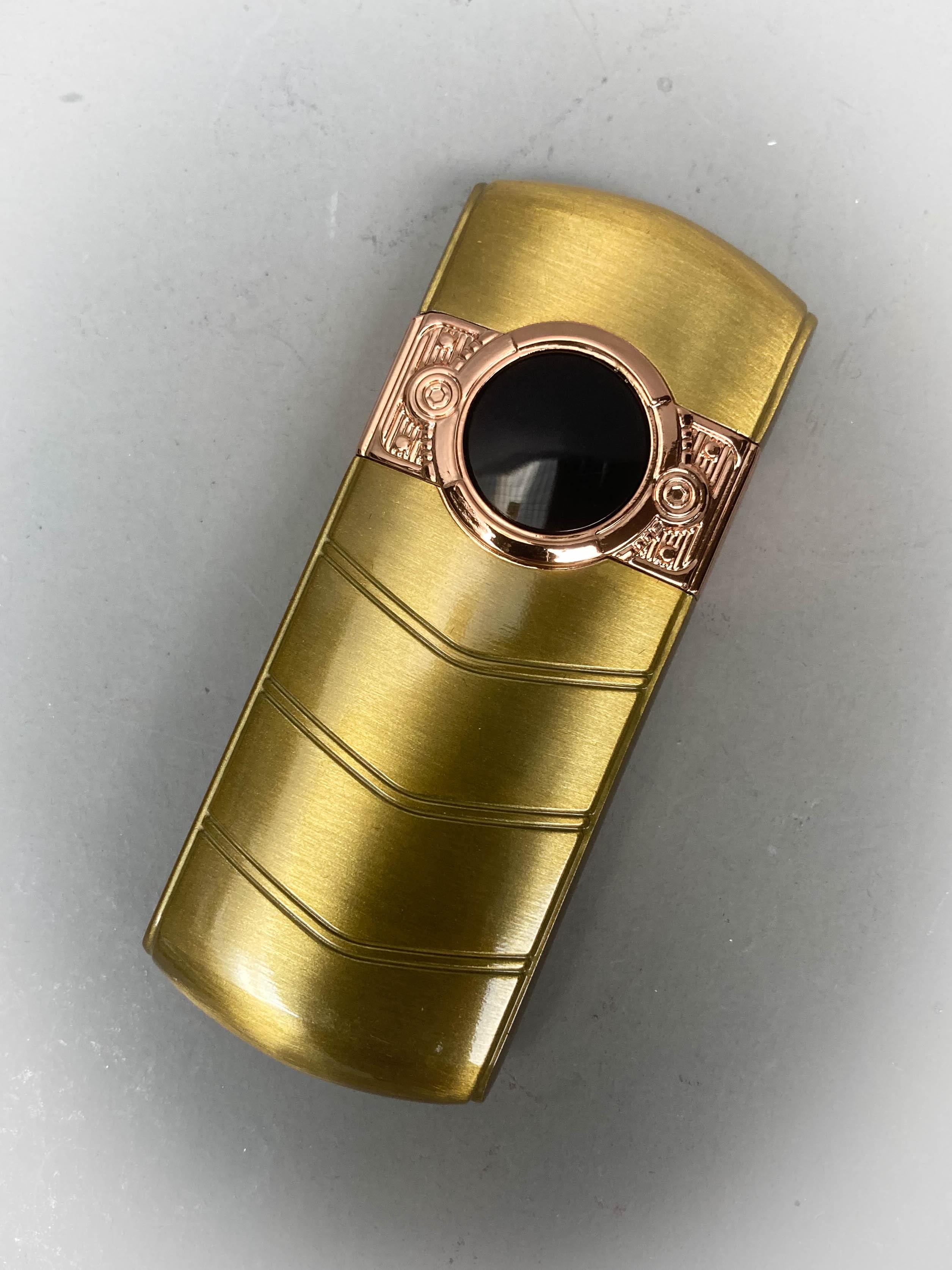 Запальничка електроімпульсна Lighter Golden Eye Gold (ch00095)