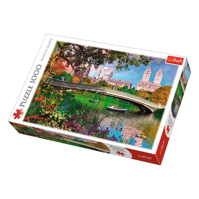 Пазли Trefl Центральний парк Нью-Йорк з картону на 1000 ел. Різнокольоровий (150-98-10467) Пазли Trefl Центральний парк Нью-Йорк з картону на 1000 ел. Різнокольоровий (150-98-10467)
