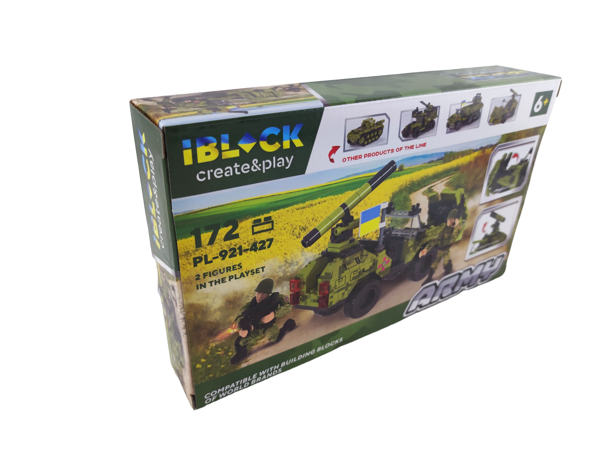 Конструктор Iblock Военная техника PL-921-427 172 детали (137681-4) - фото 2 Конструктор Iblock Военная техника PL-921-427 172 детали (137681-4) - фото 2