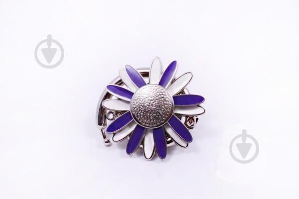 Сумкодержатель Jinli Ромашка Сиреневый с белым (JIN102) - фото 1