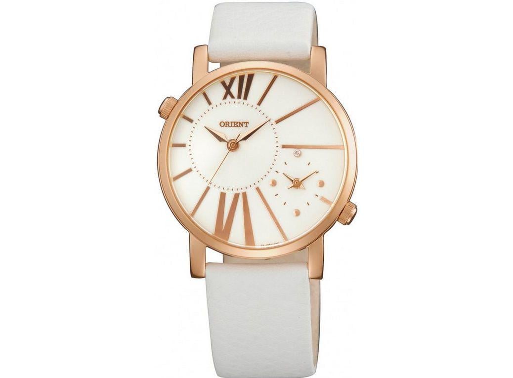 Наручные часы женские Orient Quartz FUB8Y001W со стальным корпусом WR 30 м Белый (3141478161)
